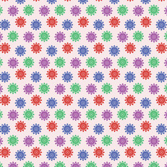 Abstract geometric pattern design with vibrant colors