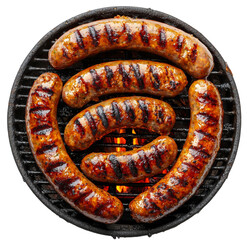 sausage on grill bar