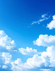 青い空と白い雲