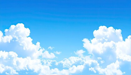 青い空と白い雲