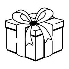 Obraz premium A doodle style icon representing mystery box 