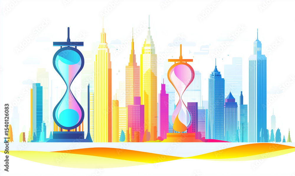 Poster maximize productivity with creative time management techniques in urban environments infographic sty
