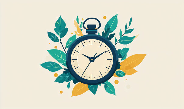 Boost your productivity with effective time management techniques home office infographic calm environment top-down view