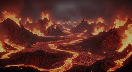 Fire Volcanoes