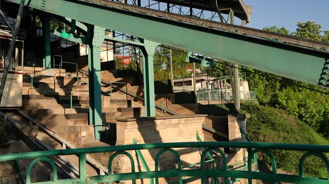  Schwebebahn Dresden is one of world oldest suspended cable railways, located in Dresden, Germany. This historic aerial tramway glides above ground, offering panoramic views