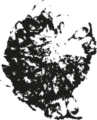 Brushstroke mark abstract shape Ink Blot