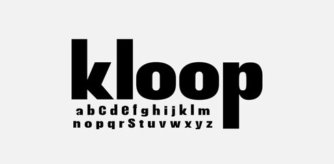 Heavy bold font. Editable vector alphabet a-z. Modern lettering. Perfect for any graphic design project. Rounded typography.	
