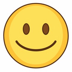 Fototapeta premium Frustrated Emoji Icon Expressing Discontent in Digital Communication