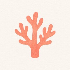 Obraz premium Vibrant coral reef illustration.