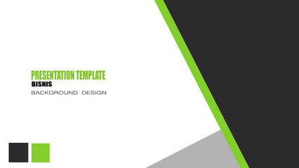 Business presentation template design. Modern vector illustration and Banner card, flyer and voucher template for header template, presentation, web banner, business design. Vector illustration.