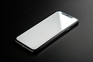 Pixel Perfect Image of Close Up of Smart Phone on Black Background