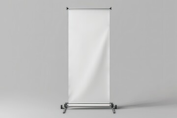 Premium Quality Picture of Roll Up Banner Isolatedwith Clipping Path Photography