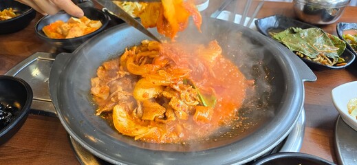 pan fried meat 