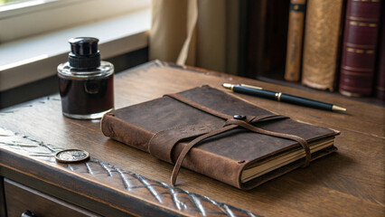 old books and a book