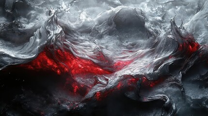 Molten Metal Abstract Art