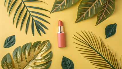 seamless background with leaves