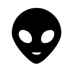 Alien character icon vector illustration