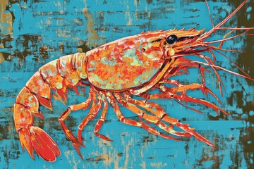 premium quality visual of national shrimp day background