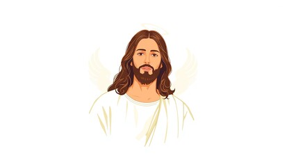Pentecost religion vector jesus bible church christ trinity character chatolic faith white background