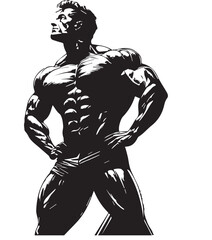 body builder,baseball player silhouette vector, gym player wwe gymer vector	