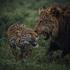 Obraz premium leopard in the zoo