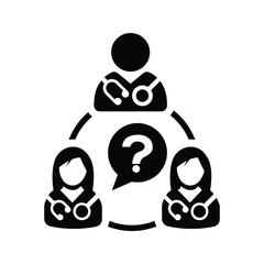 Doctor group question icon