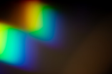 light leak overlay effect with blur rainbow light leaks and bokeh,retro grain noisy film distressed...