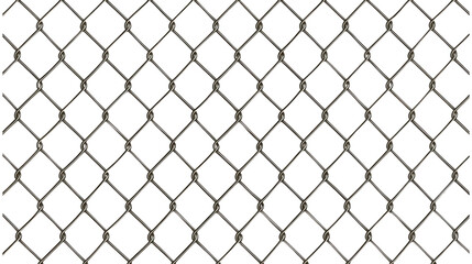 Intricate Chain Link Fence Pattern