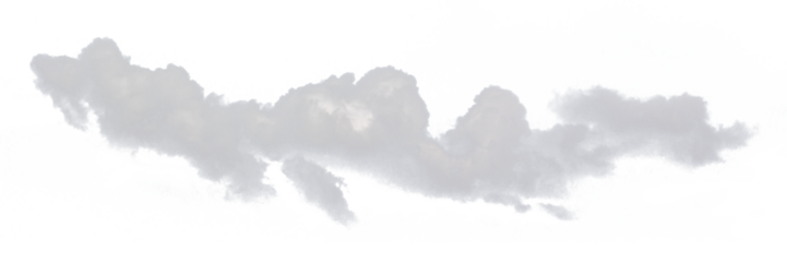 White cloud on a white background