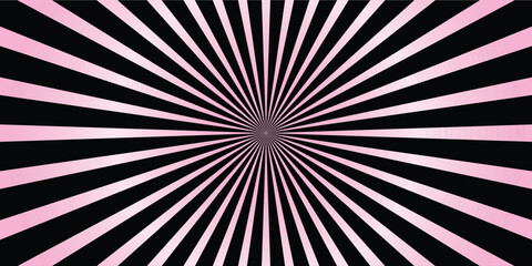 Abstract pink and black radial burst design graphic art illustration for background and decoration