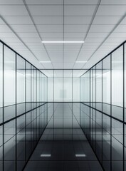 Modern, minimalist office or gallery space