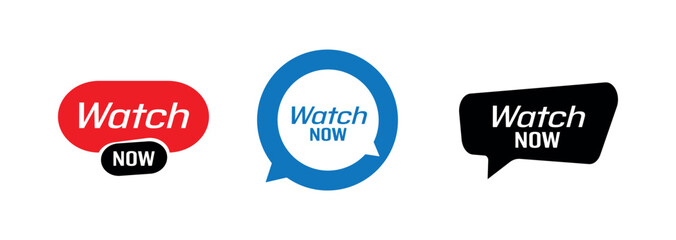watch now text information sign	