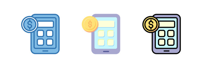 Mobile Budgeting Icon