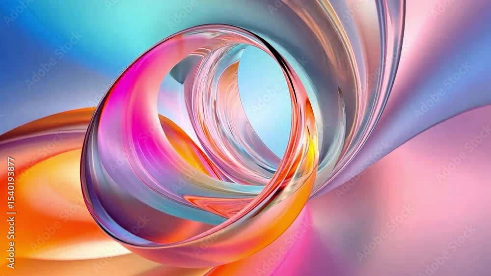 Poster Abstract Fluid Art: Captivating abstract artwork showcasing a seamless blend of vibrant, fluid colors in a mesmerizing swirl, creating an enchanting display of artistic expression and dynamic form.