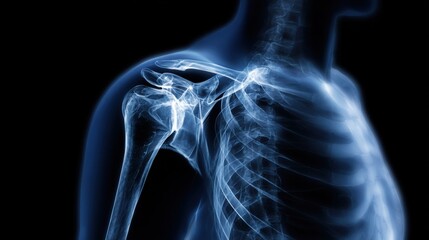 an xray of a shoulder