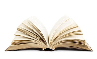 open book isolated on white background