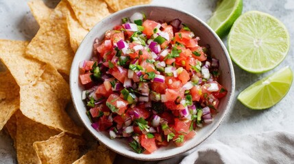 pico de gallo salsa, finely chopped tomatoes, red onions