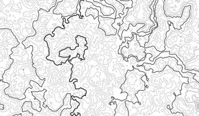 Abstract Topographic contour map. Topography and geography map grid abstract backdrop. Similar cartography illustration, this topography map showcases curved contour lines for visual representation.