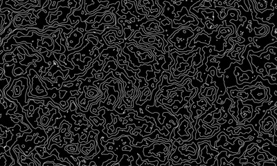 Abstract Topographic contour map. Topography and geography map grid abstract backdrop. Similar cartography illustration, this topography map showcases curved contour lines for visual representation.