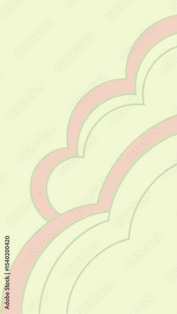 Poster abstract cloudlike pattern with pastel colors suitable for various design projects