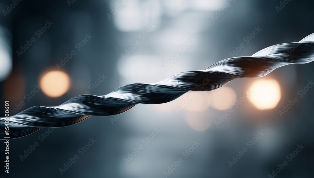 Aufkleber A unique wire made from adaptive alloys displays impressive shape memory capabilities.
