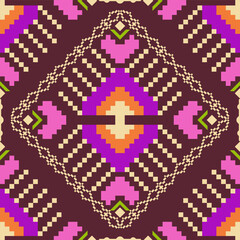 fabric pattern pixel geometric flat design