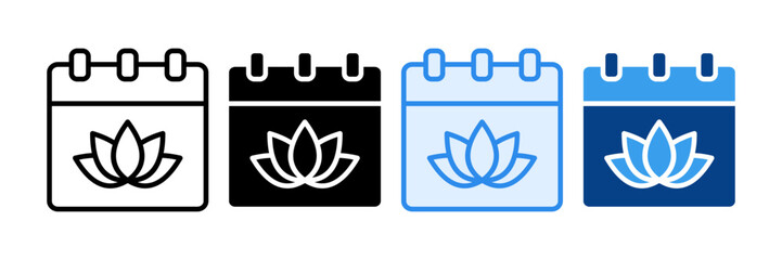 Wellness Program Icon Set Multiple Style Collection