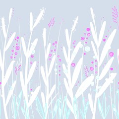 seamless pattern with flowers