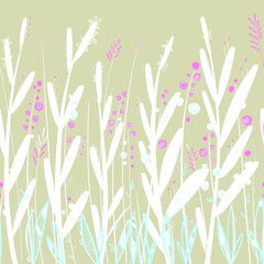 seamless floral pattern with flowers