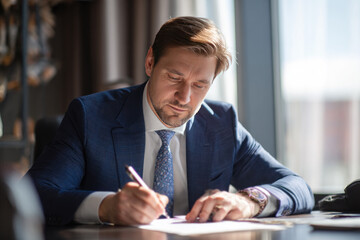 business accounting documents,auditor,management and auditing of office documents,Reports for Tax Time Analysis, Office worker working with documents, pre-approval quality assessment
