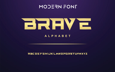 Creative modern technology alphabet fonts. Abstract typography urban sport, techno , fashion, digital, future creative logo font. vector illustration