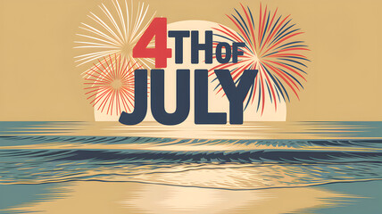 4th of july celebration background 