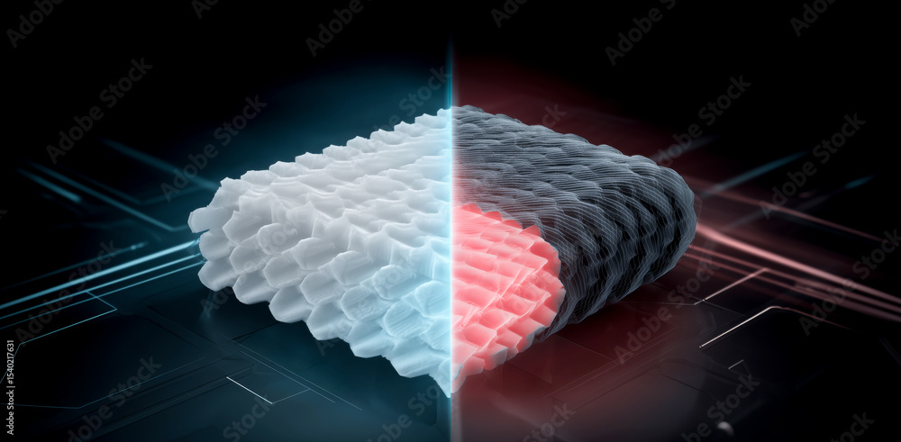 Poster Smart materials demonstrate their capabilities through transformation, showcasing the interplay between shape memory alloys and liquid metal.