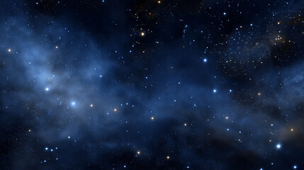 Obraz premium Vast Cosmic Night Sky with Countless Stars and Gentle Light